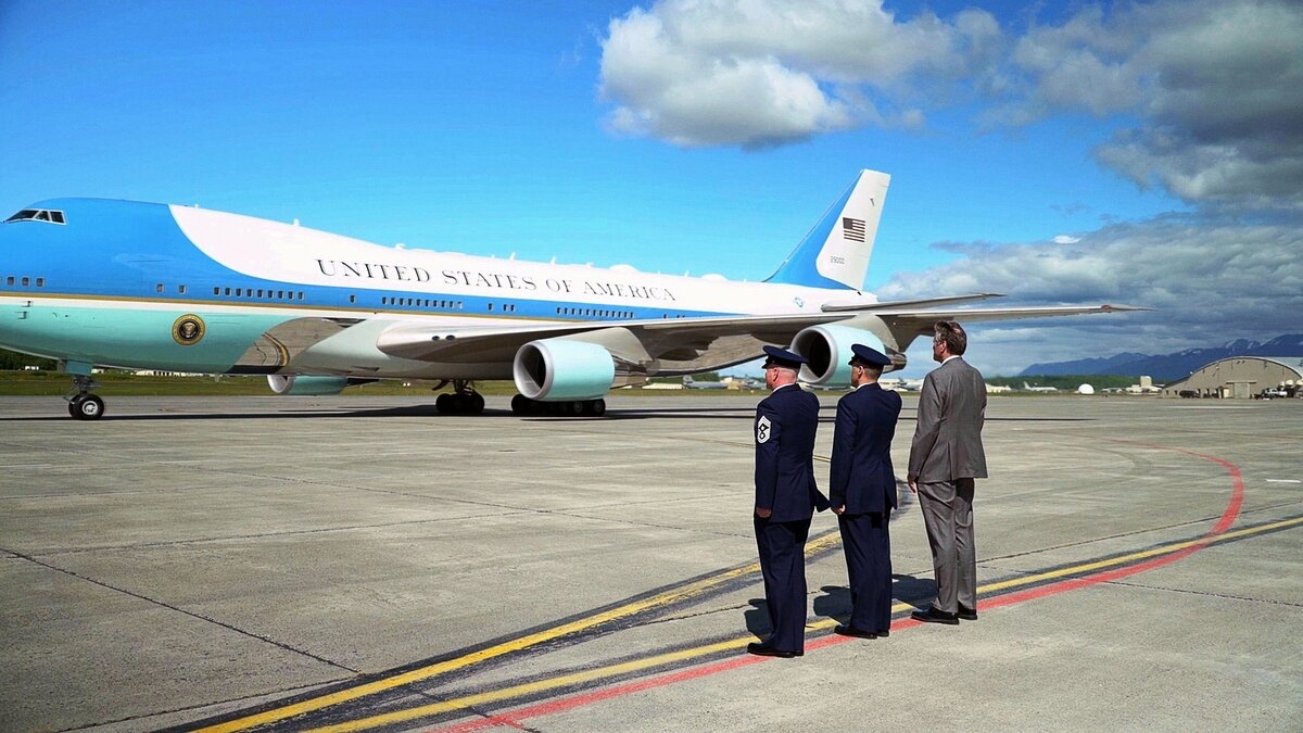 Aboard Air Force One